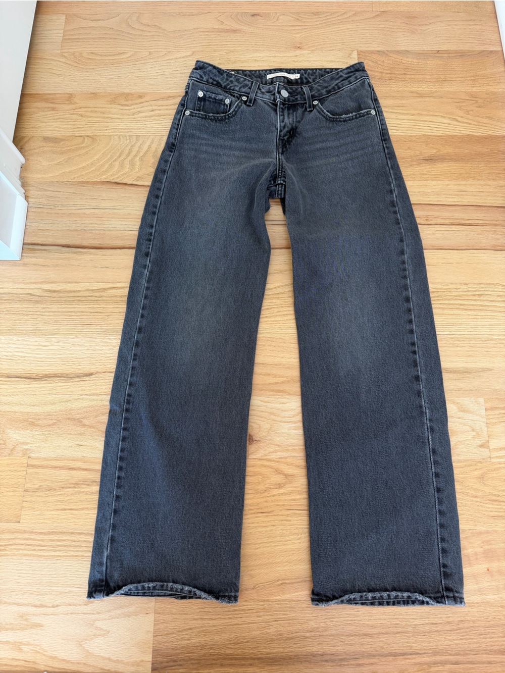 Levi's Women's Low and Loose Jeans in Faded Black
